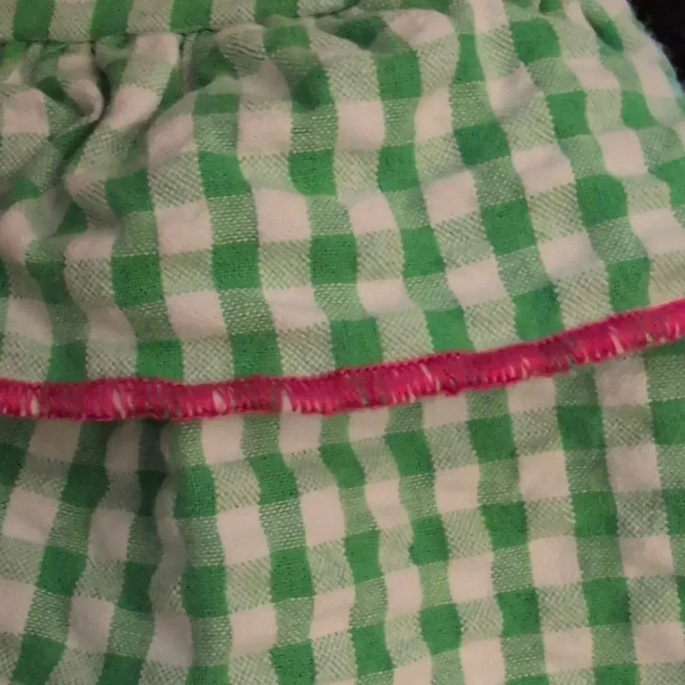 Bonnie Baby Green White Seersucker‎ Embroidered Watermelon Sundress
